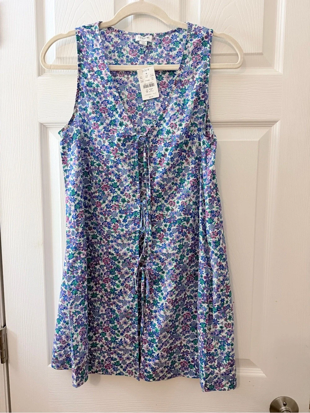 J.Crew floral tied dress coverup sz XS